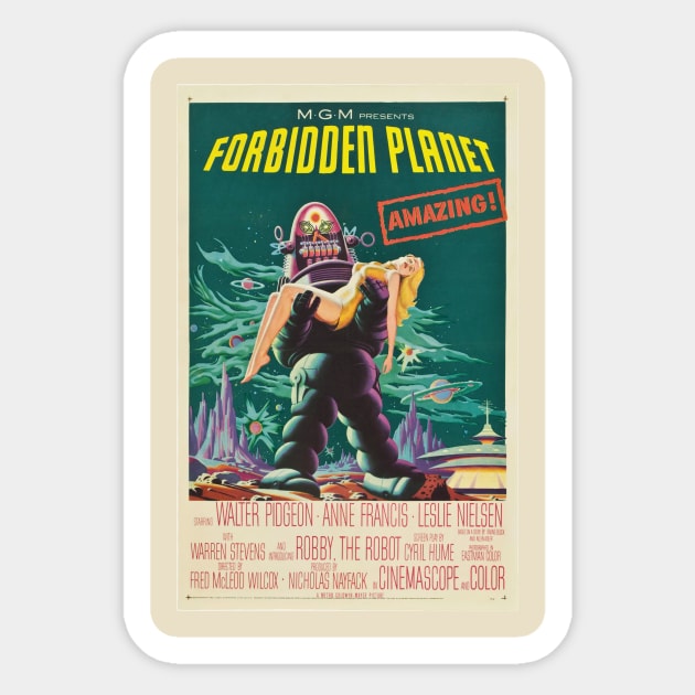 Forbidden Planet Sticker by MindsparkCreative